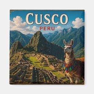 Aimant 🧲 Cuzco Pérou Voyage Souvenir Pour Voyages d'Aven