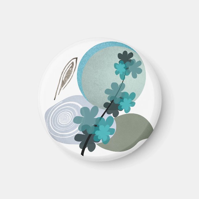 Aimant Cyan Boho (Devant)