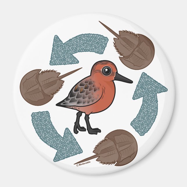 Aimant Cycle de noeud de crabe (Devant)