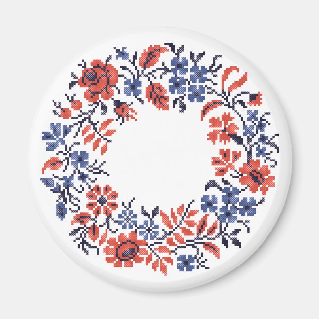 Aimant Cycle des fleurs (Devant)