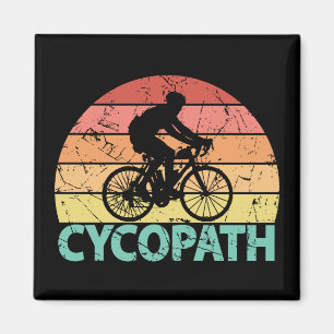 Aimant Cyclisme amusant Cycopath