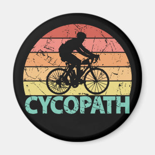 Aimant Cyclisme amusant Cycopath