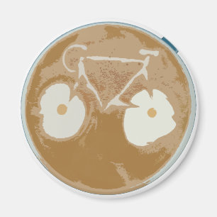 Aimant Cyclisme Art Latte
