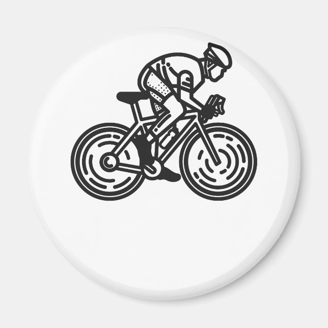 Aimant cycliste (Devant)