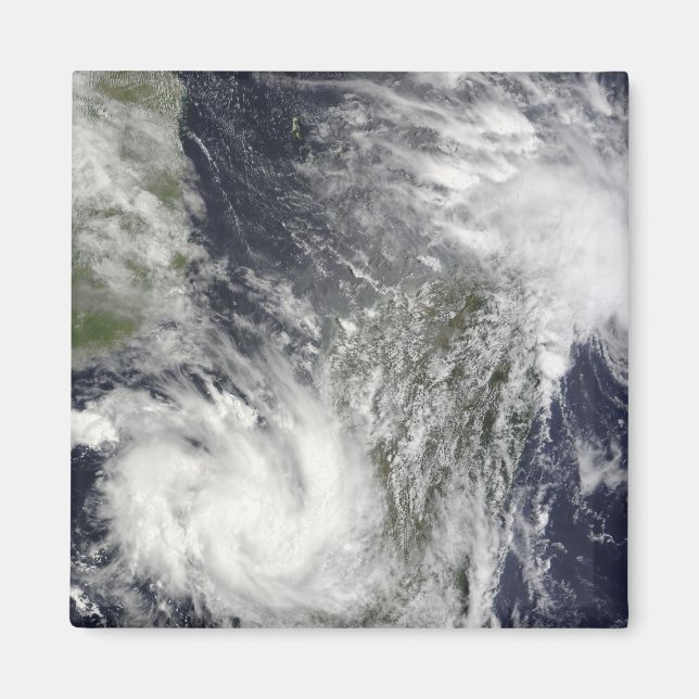 Aimant Cyclones tropicaux Eric et Fanele (Devant)