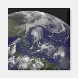 Aimant Cyclones Tropicaux Katia, Lee, Maria Et Nate.