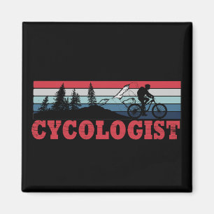 Aimant Cycologiste cycliste MTB cycliste drôle vélo