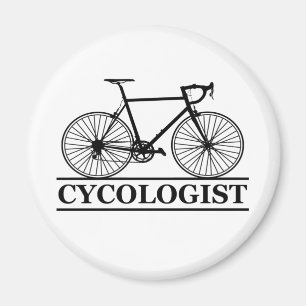 Aimant Cycologue Drôle de cyclisme pour les cyclistes et