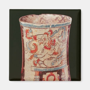 Aimant Cylindre représentant une divinité avec des boucle