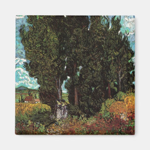 Aimant Cyprès avec personnages féminins par Vincent van G