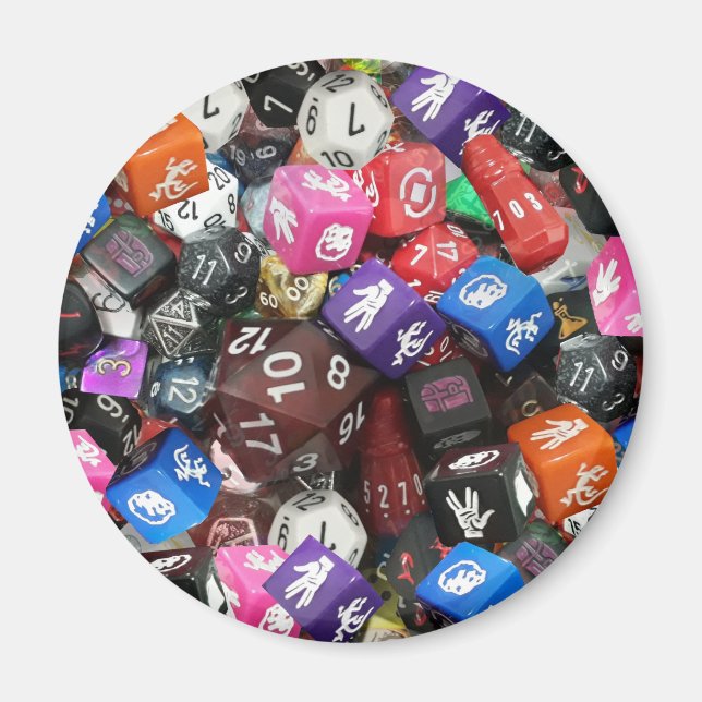 Aimant d20 dés (Devant)