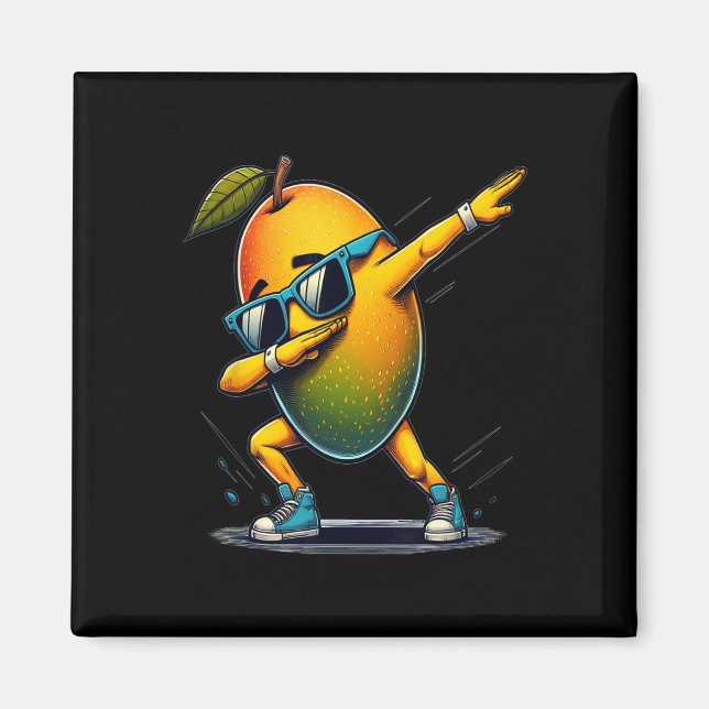 Aimant Dab Dance Mango Danser Danser Dabbing Fruit (Devant)
