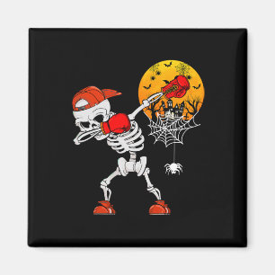 Aimant Dabbing Skeleton Jouer en boîte Joueur d'Halloween
