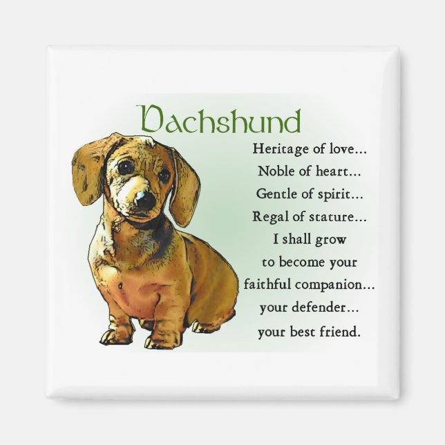Aimant Dachshund Gifts (Devant)