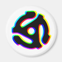 Aimant d'adaptateur d'enregistrement 45 tr/min