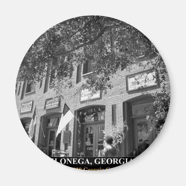 Aimant DAHLONEGA - Accueil de la ruée vers l'or de Géorgi (Devant)