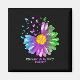 Aimant Daisy Butterfly Metastatic Breast Cancer Awareness
