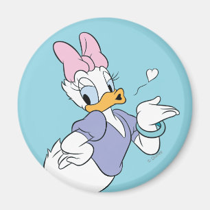 Aimant Daisy Duck faisant un baiser