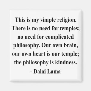 Aimant dalai lama citation 6a