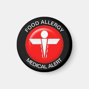 Aimant d'alerte d'allergie alimentaire