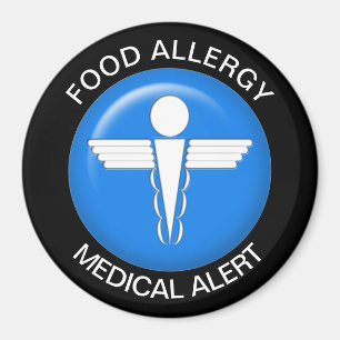 Aimant d'alerte d'allergie alimentaire