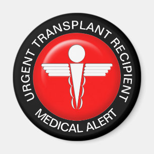 Aimant d'alerte Médicale - Destinataire de la tran
