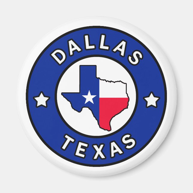 Aimant Dallas Texas (Devant)