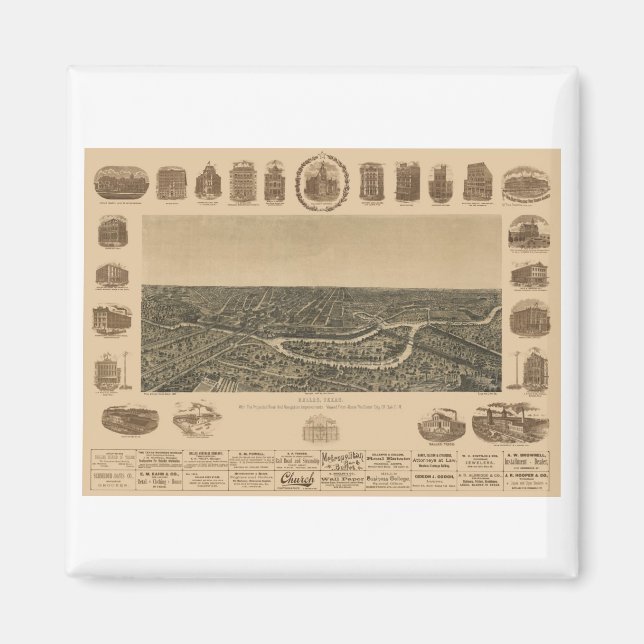 Aimant Dallas Texas en 1892 (Devant)