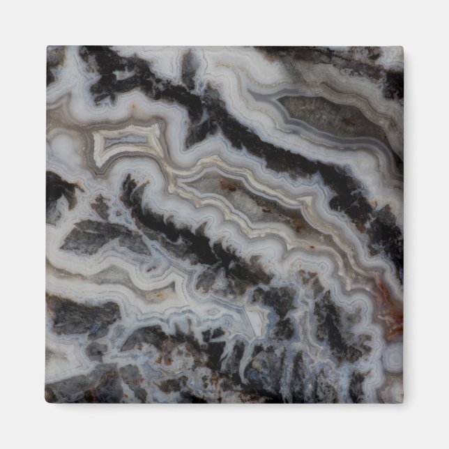 Aimant Dalle mixte de jaspe agate (Devant)