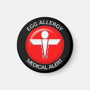 Aimant d'allergie aux oeufs