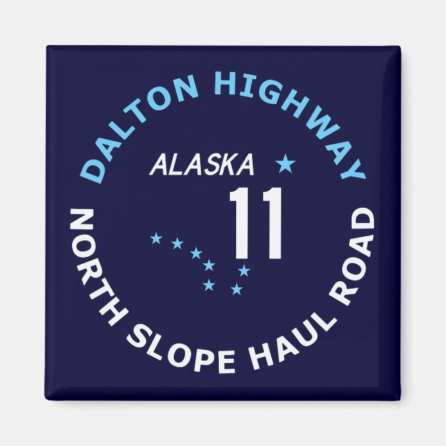 Aimant Dalton Highway, North Slope Haul Road (Devant)
