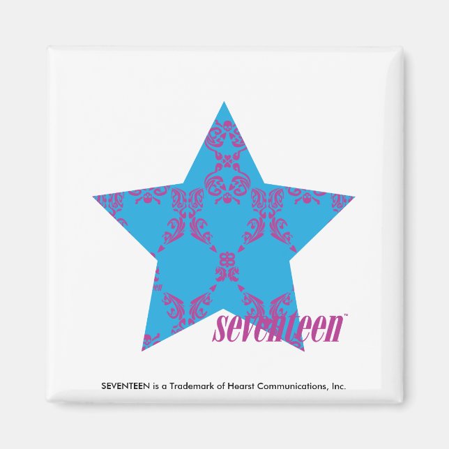 Aimant Damask Purple-Aqua 2 (Devant)