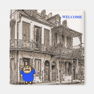 Aimant Dame de bienvenue sur Desire St