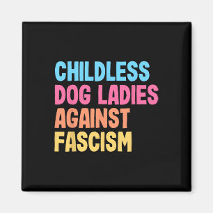 Aimant Dames de chiens contre le fascisme Kamala Harris