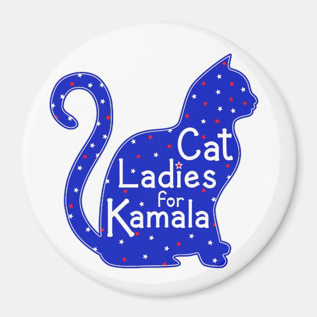 Aimant Dames en chat pour l'élection présidentielle de Ka (Devant)
