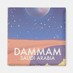Aimant Dammam Arabie Saoudite poster de voyage