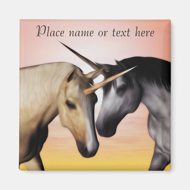 Aimant d'amour Unicorne (Devant)