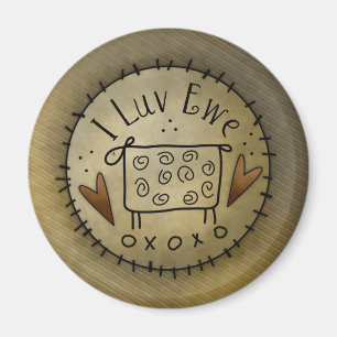 Aimant d'amoureux de pays