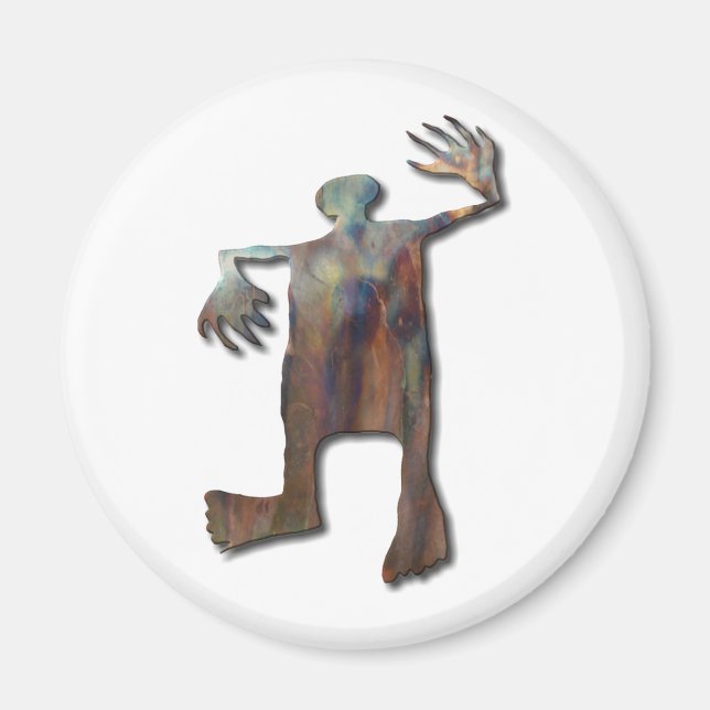Aimant Dancing Man cuivre (Devant)