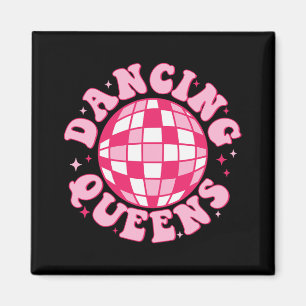 Aimant Dancing Queen Retro Bridesmaids 70's Disco Bachelo
