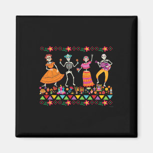 Aimant Dancing Skeletons Day Of The Dead Mexican Dia De L