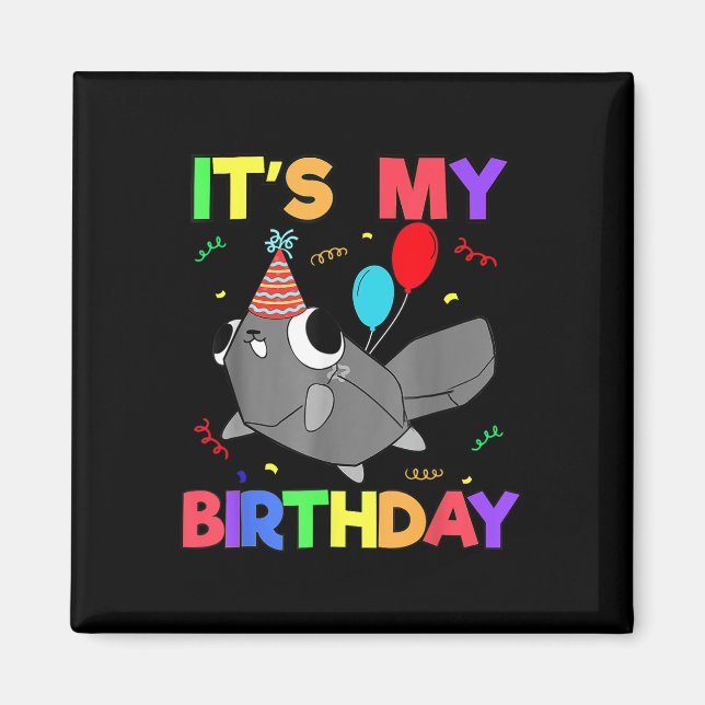 Aimant Dandys World Pebble Décoration Anniversaire Pour E (Devant)