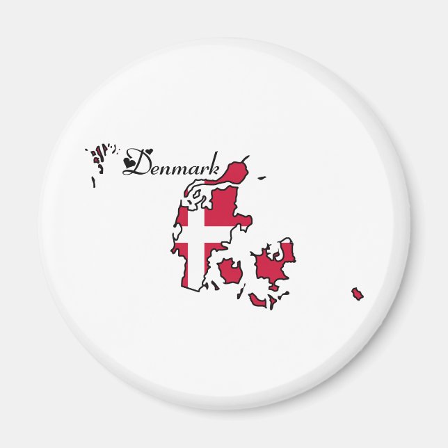 Aimant Danemark cool (Devant)