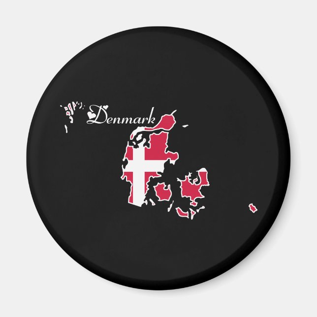 Aimant Danemark cool (Devant)