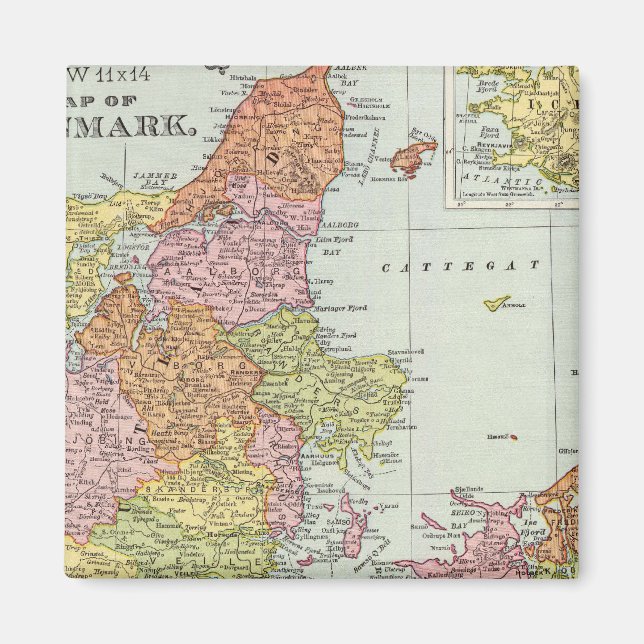 Aimant Danemark et Islande (Devant)
