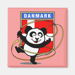 Aimant Danemark Gymnastique rythmique Panda