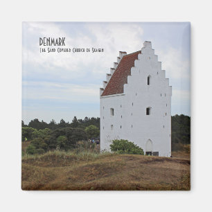 Aimant Danemark, Skagen Sand Couvert Church Magnet!
