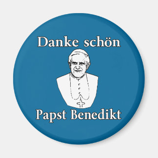 Aimant Danke Schon Pope Benedict