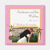 Aimant d'annonce 5x5 cm Carnaval