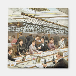 Aimant Dans la baie, temps de dîner - une bosse